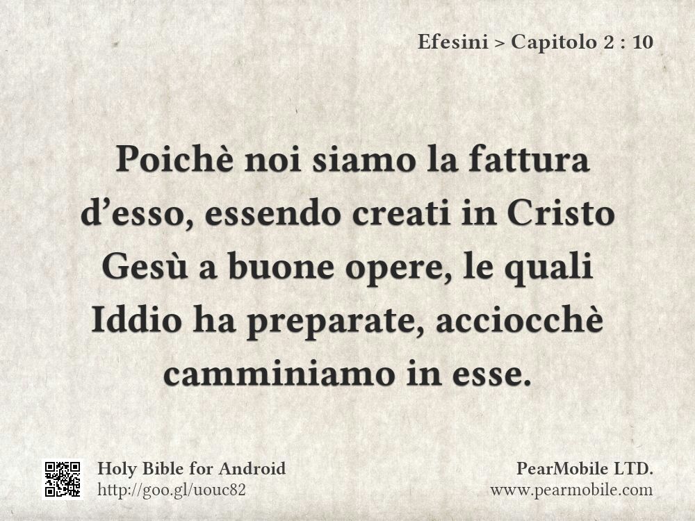 Efesini, Capitolo 2:10